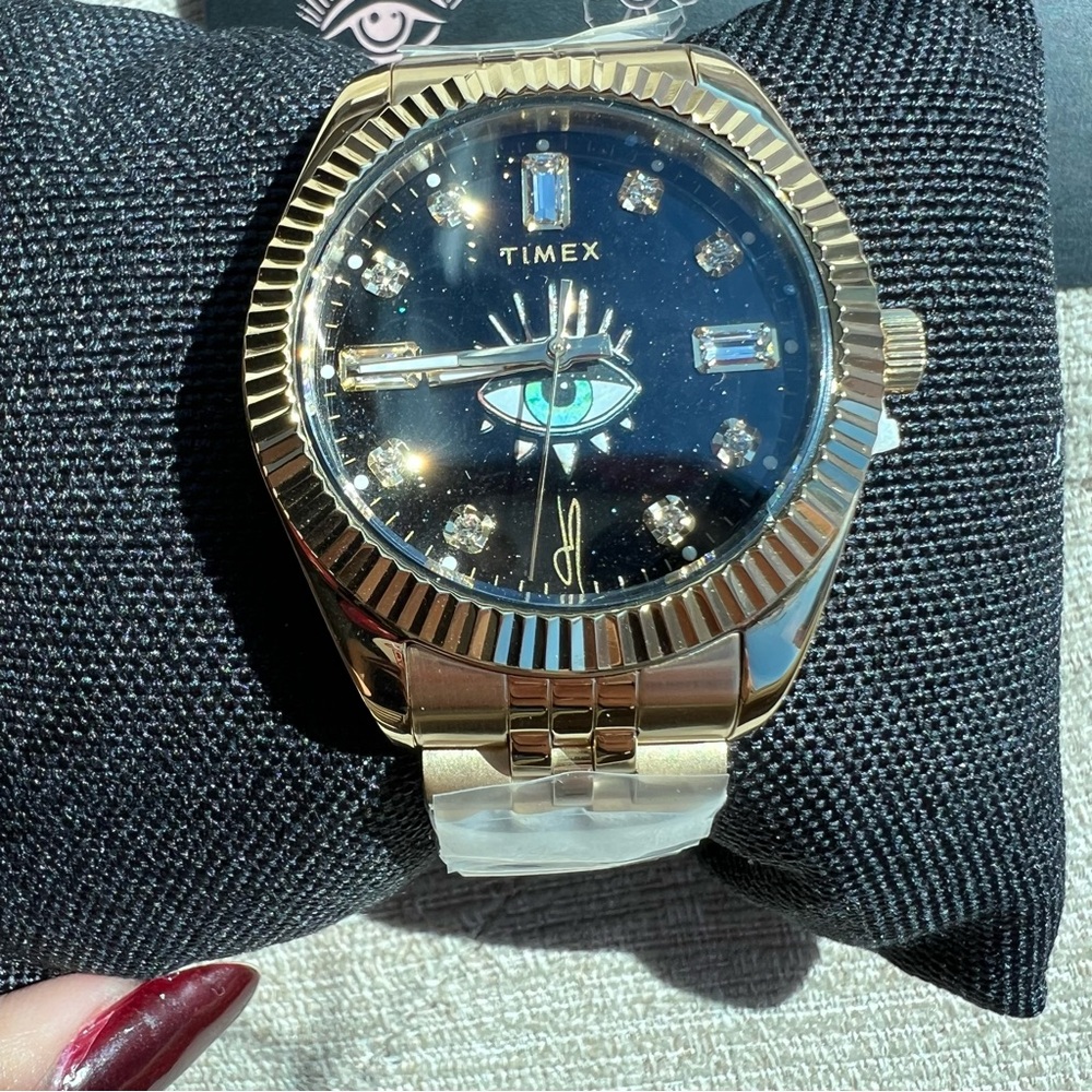 Jacquie Aiche x Timex 36mm Stainless Steel Bracelet Watch